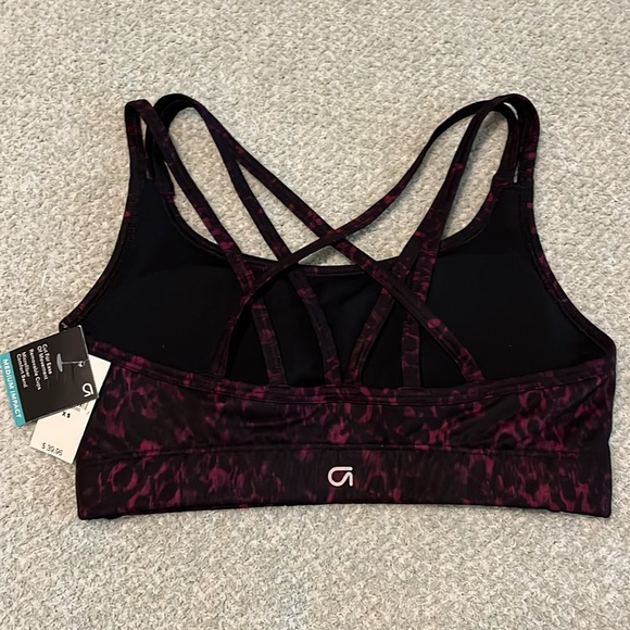 GAP Sports Bra Gap Fit XS Breathable Four Way Stretch Medium Impact NWT GAP Bra - Picture 3 of 3